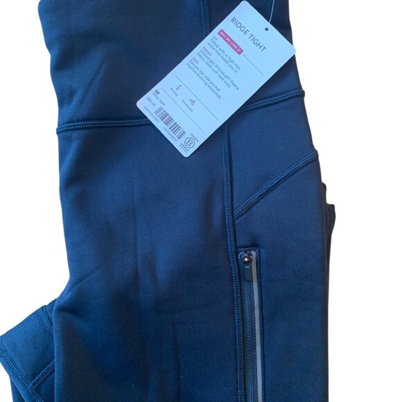 Athleta Primaloft Ridge Tight Leggings Black Fleece Women’s Activewear - Medium - Picture 7 of 12